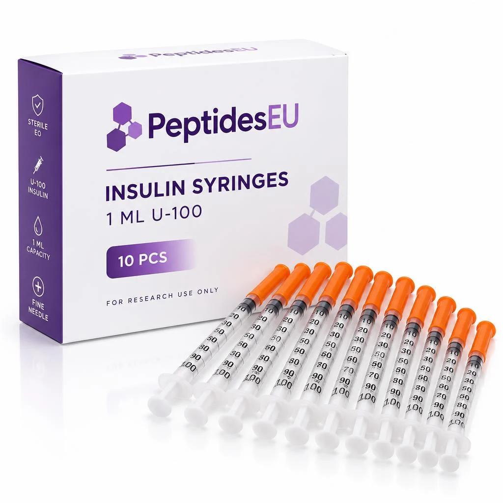 Insulin Syringes 1 ML (U-100) 10 PCS research vial