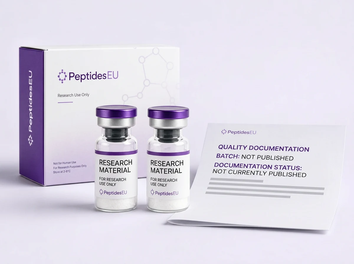 PeptidesEU research materials with quality documentation status